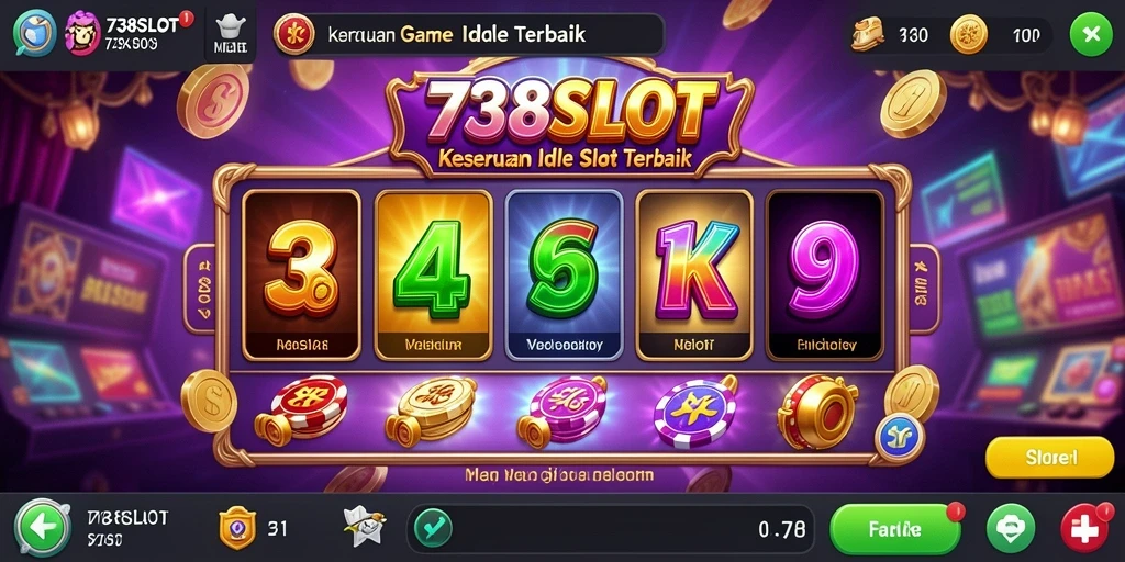 Gameplay 738SLOT yang menghibur dan penuh warna.