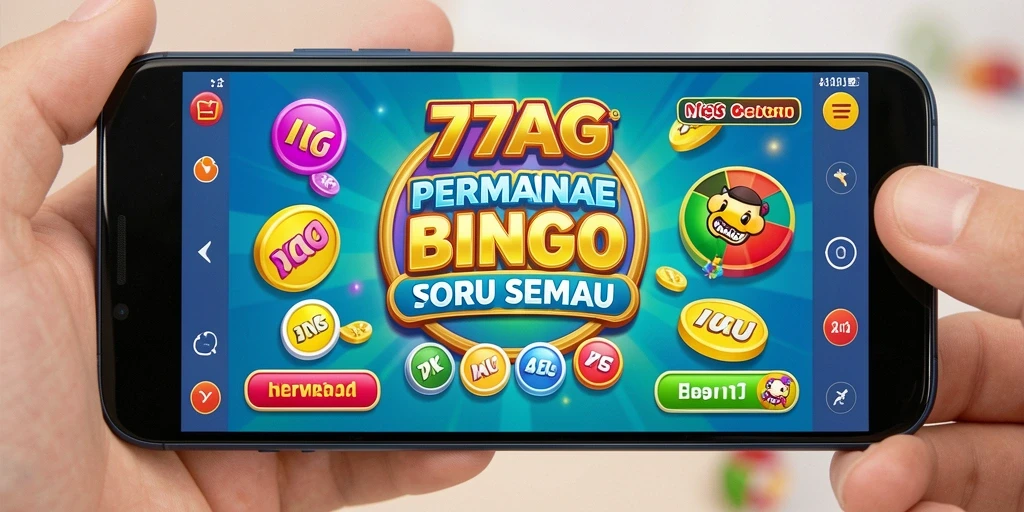 Tampilan menarik dari gameplay Bingo di 77AG.
