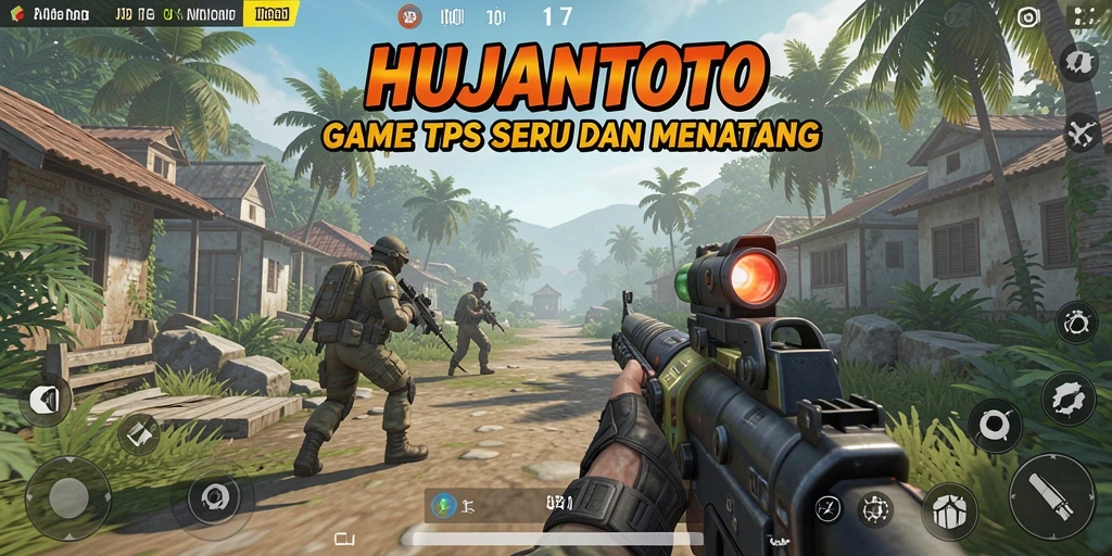 Tampilan gameplay seru dari HUJANTOTO dengan aksi menegangkan.