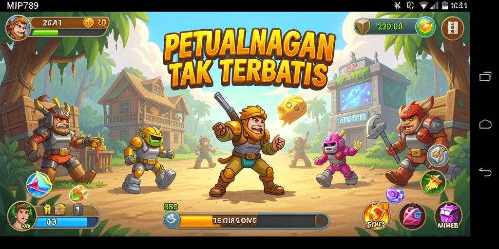 Gameplay seru dengan grafis menawan dalam MVP789.