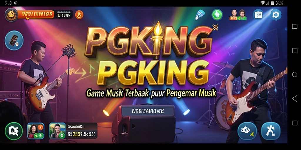 Tampilan gameplay PGKING yang interaktif dan penuh warna.