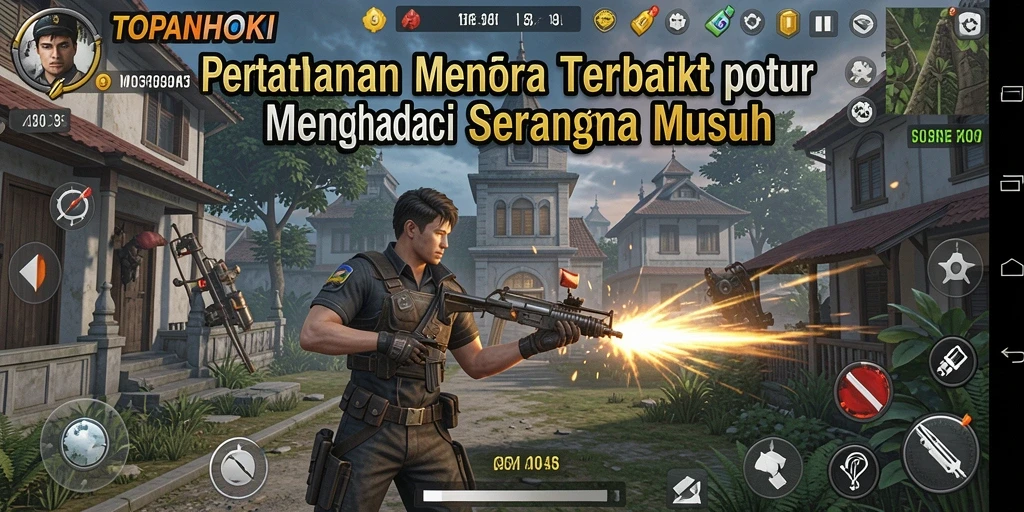 Tangkapan layar menampilkan aksi gameplay menarik dari Tower Defense.