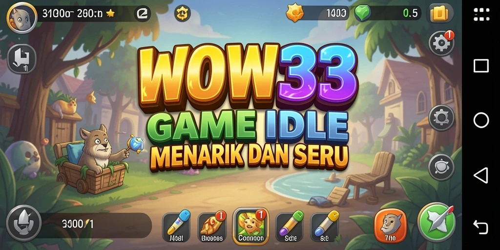 Tampilan gameplay WOW33 yang menawan dan memikat.